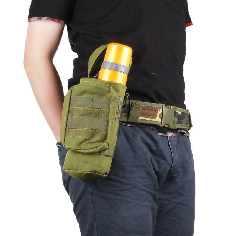 Outdoor Water Bottle Pouch – Tactical Molle Waist Bag