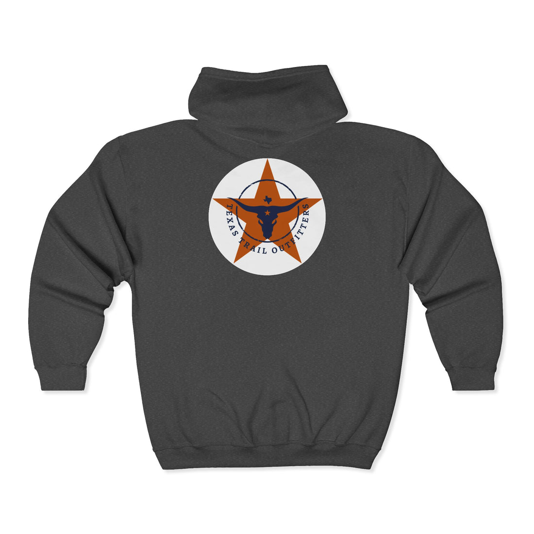 Unisex Heavy Blend™ Full Zip - Texas Trail Outfitters - Hooded Sweatshirt