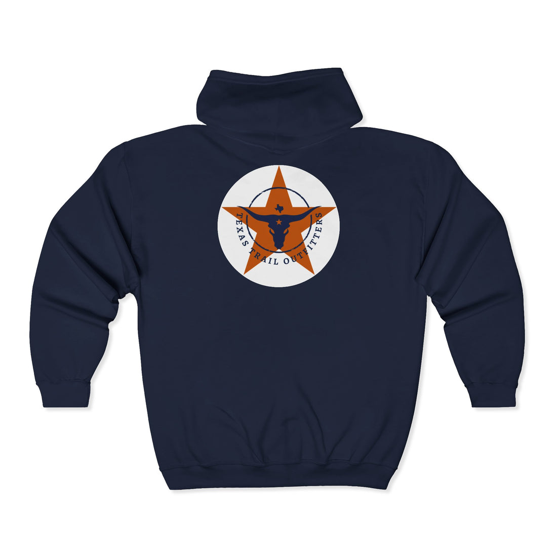 Unisex Heavy Blend™ Full Zip - Texas Trail Outfitters - Hooded Sweatshirt