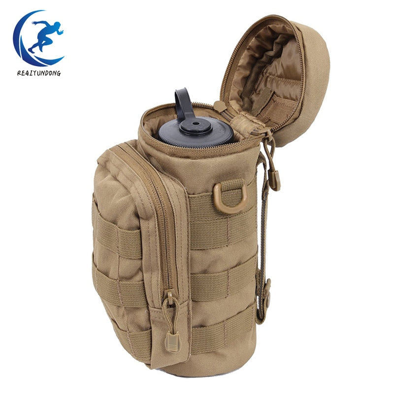 Outdoor Water Bottle Pouch – Tactical Molle Waist Bag