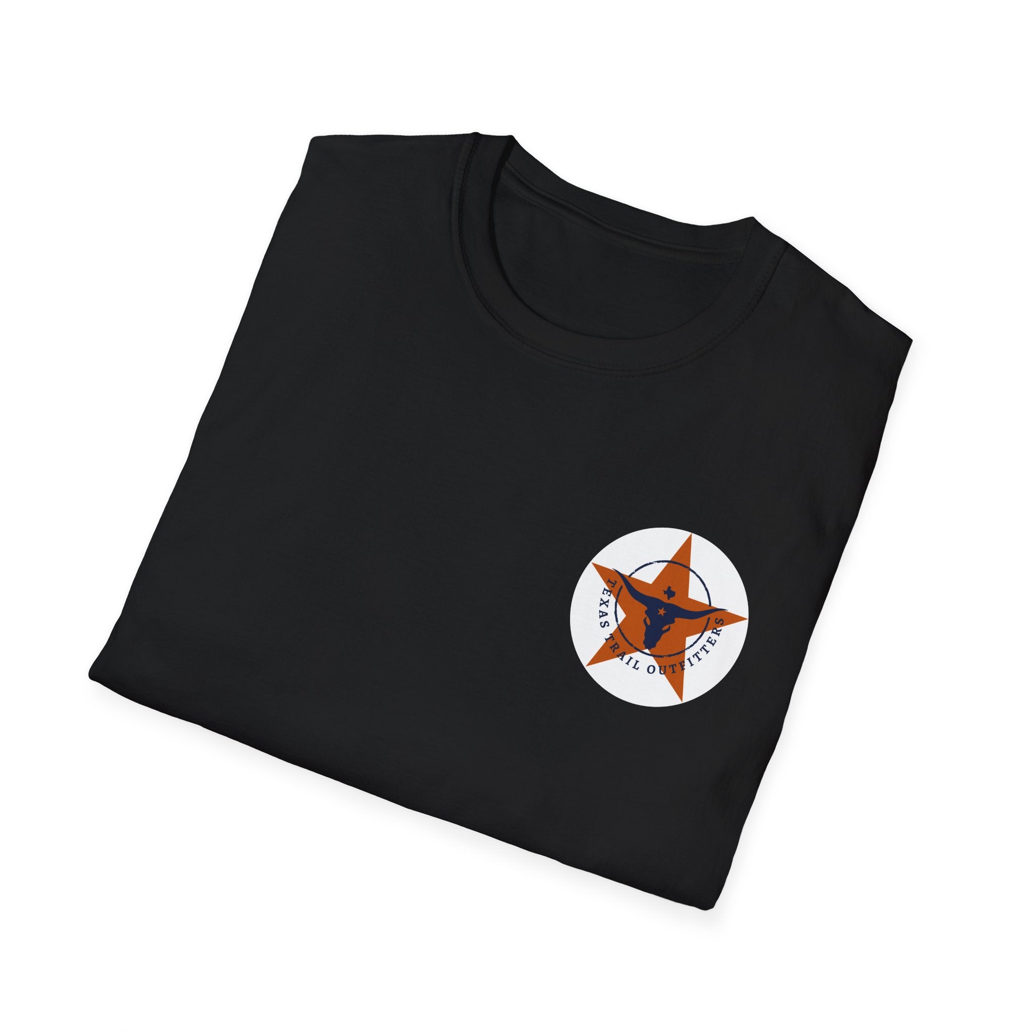 Texas Trail Outfitters T-Shirt — Vintage Longhorn Logo Tee