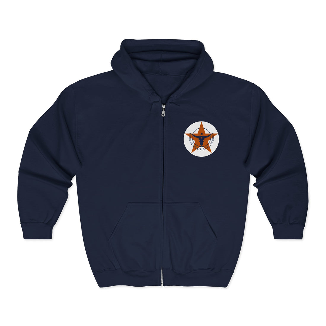 Unisex Heavy Blend™ Full Zip - Texas Trail Outfitters - Hooded Sweatshirt