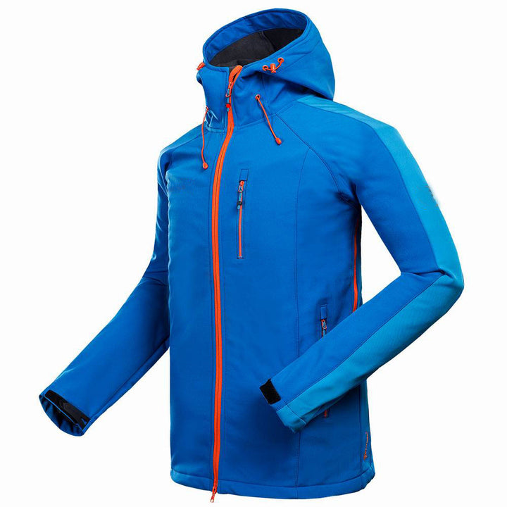 Men’s Outdoor Soft Shell Jacket – Windproof Mountaineering & Camping