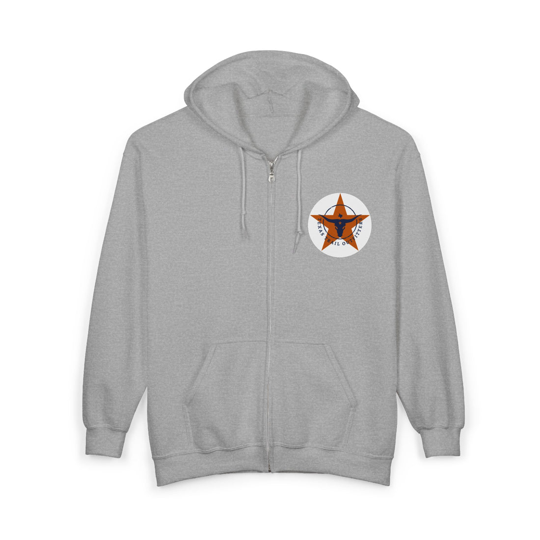 Unisex Heavy Blend™ Full Zip - Texas Trail Outfitters - Hooded Sweatshirt