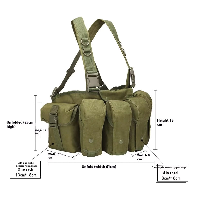 Tactical Vest & MOLLE Chest Rig – Military Cosplay Gear