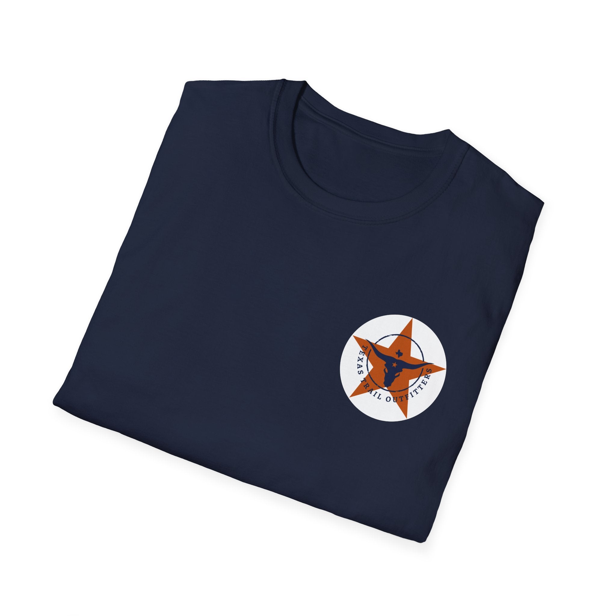 Texas Trail Outfitters T-Shirt — Vintage Longhorn Logo Tee