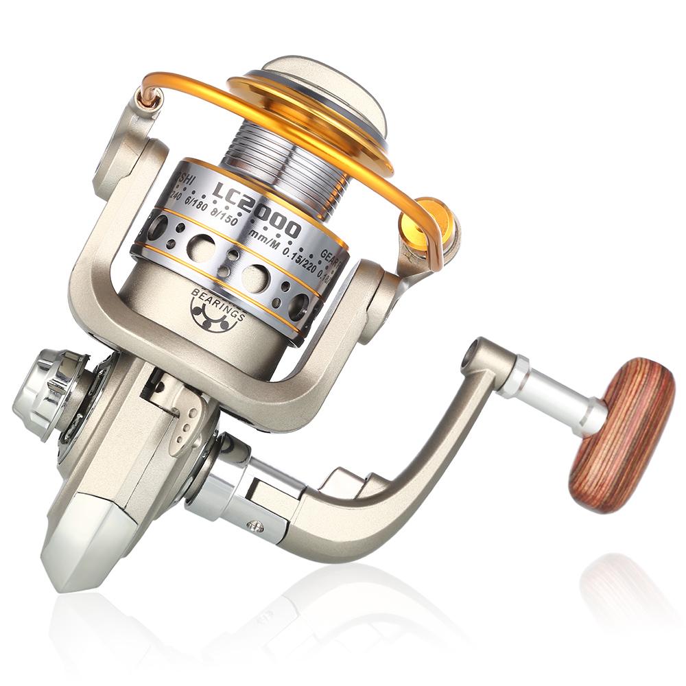 Lightweight 12BB LC1000-7000 Spinning Fishing Reel – 5.5:1 Gear Ratio