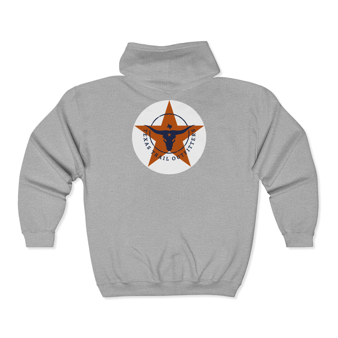 Unisex Heavy Blend™ Full Zip - Texas Trail Outfitters - Hooded Sweatshirt