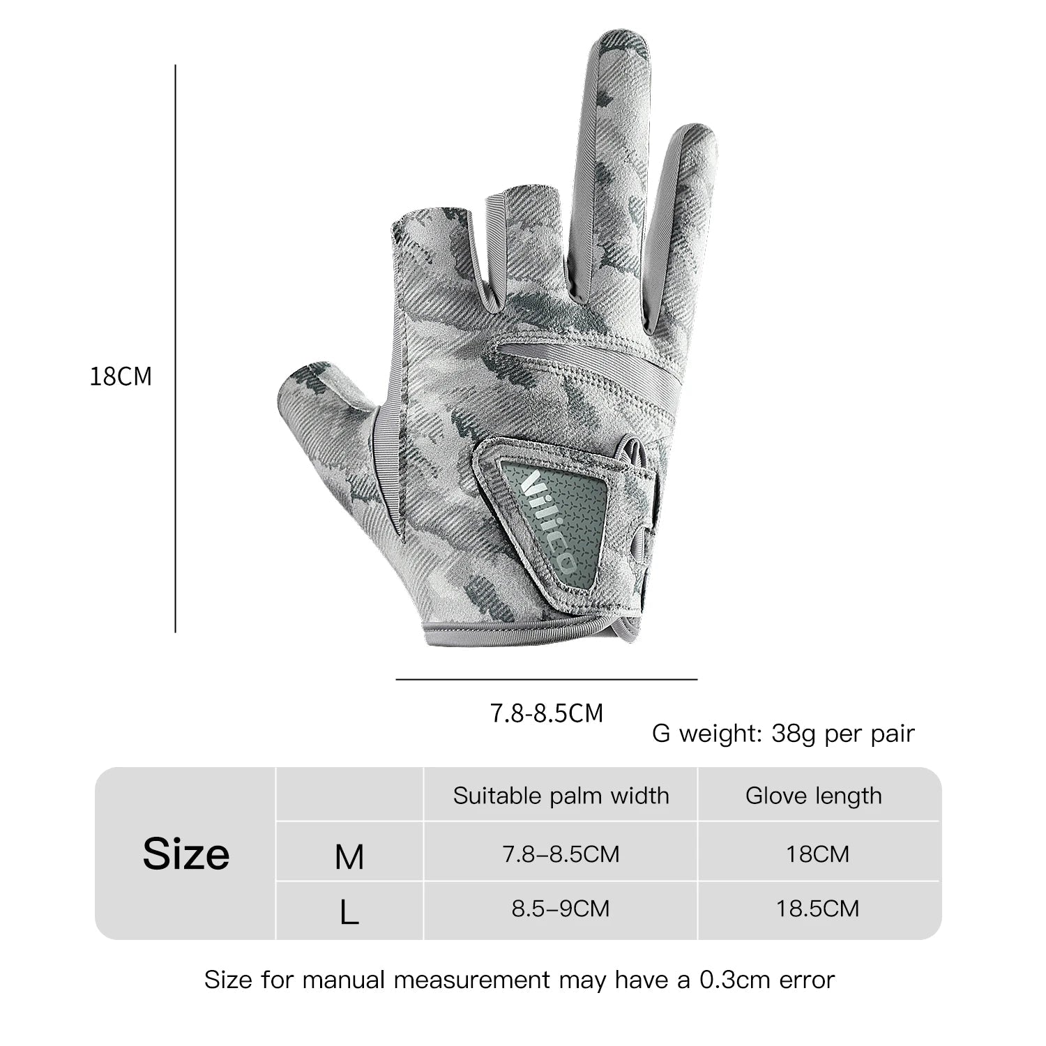 3-Finger Lure Fishing Gloves – Thin, Breathable & Leakproof