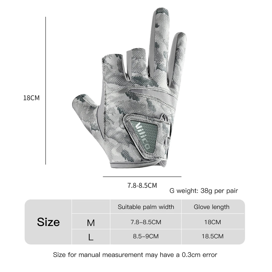3-Finger Lure Fishing Gloves – Thin, Breathable & Leakproof