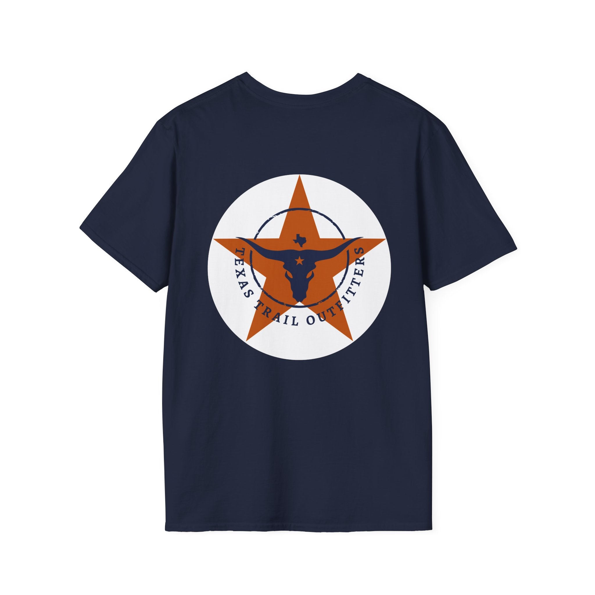 Texas Trail Outfitters T-Shirt — Vintage Longhorn Logo Tee