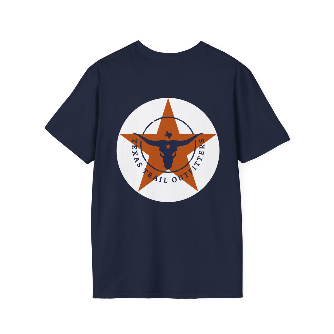 Texas Trail Outfitters T-Shirt — Vintage Longhorn Logo Tee
