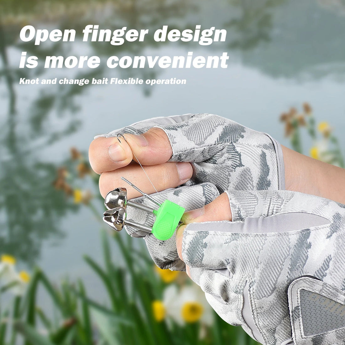 3-Finger Lure Fishing Gloves – Thin, Breathable & Leakproof