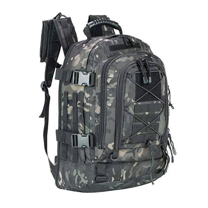 65L Men’s Tactical Backpack – Large Capacity Military-Style Rucksack