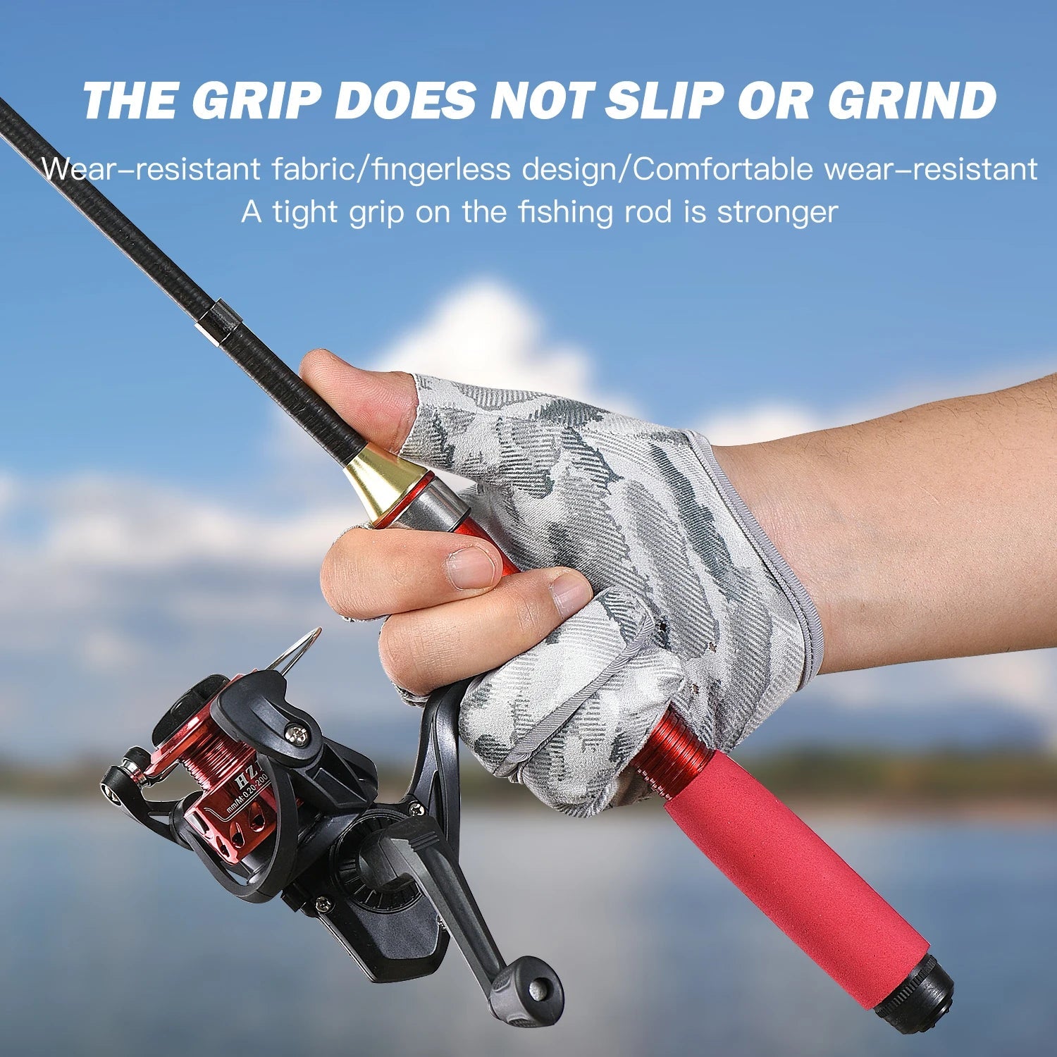 3-Finger Lure Fishing Gloves – Thin, Breathable & Leakproof