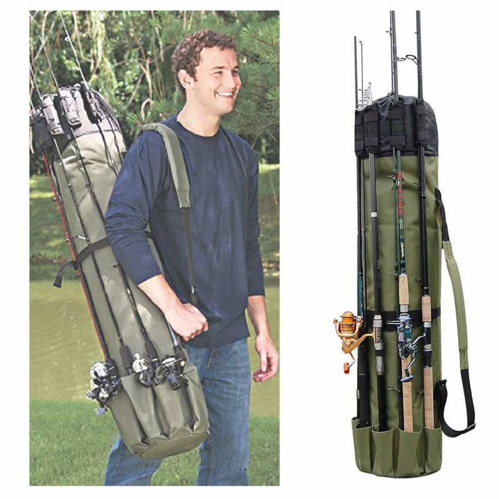 Portable Multifunction Fishing Bag – Rod & Tackle Storage