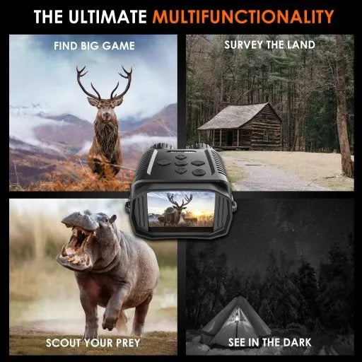 B1 Mini 1080p Night Vision Digital Binoculars – Infrared Hunting