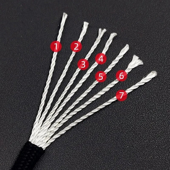 7-Core 550 Paracord Rope 4mm – Survival Cord for Camping & Hiking