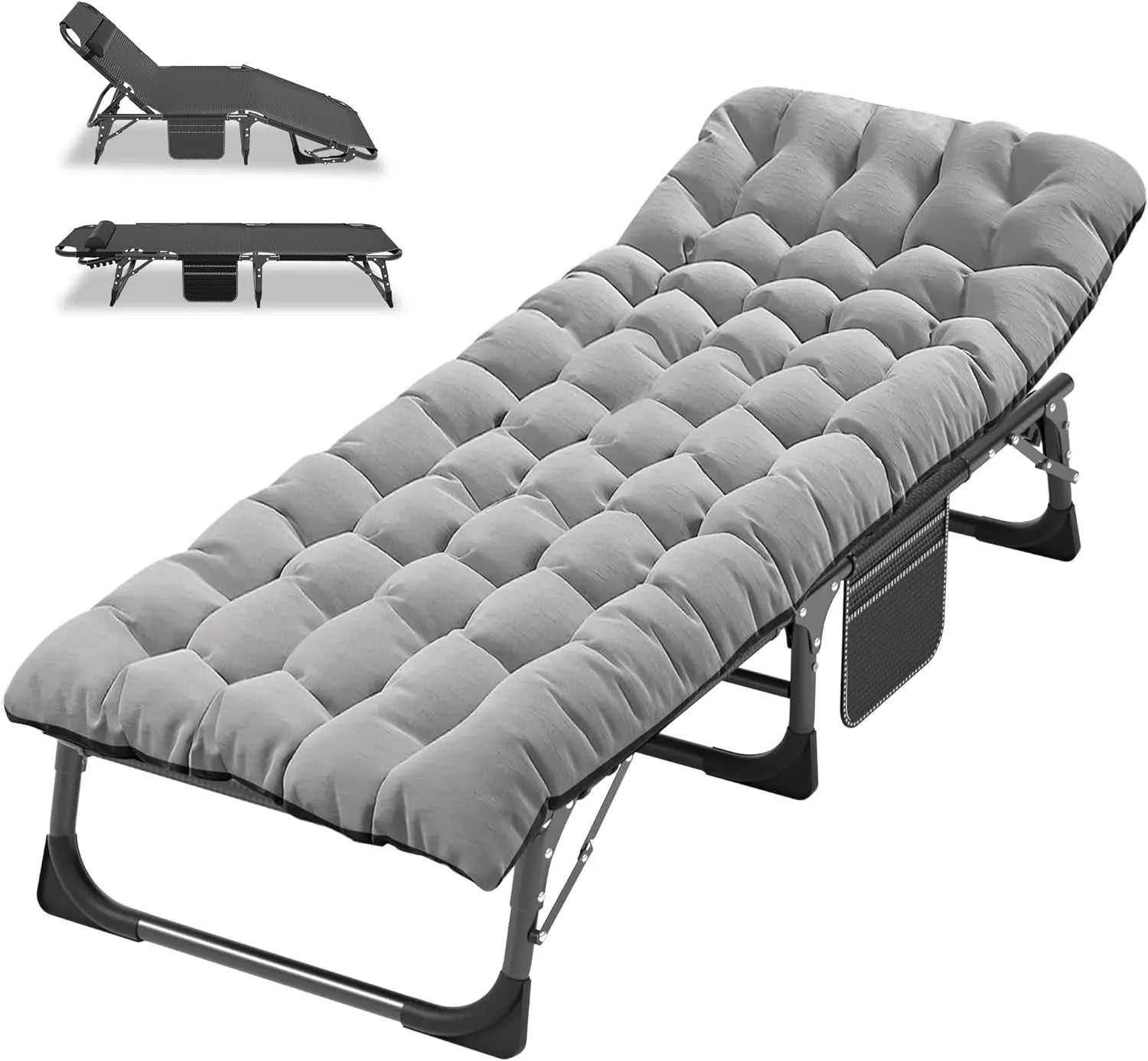 Comfortable Camping Cot with Durable Oxford Fabric