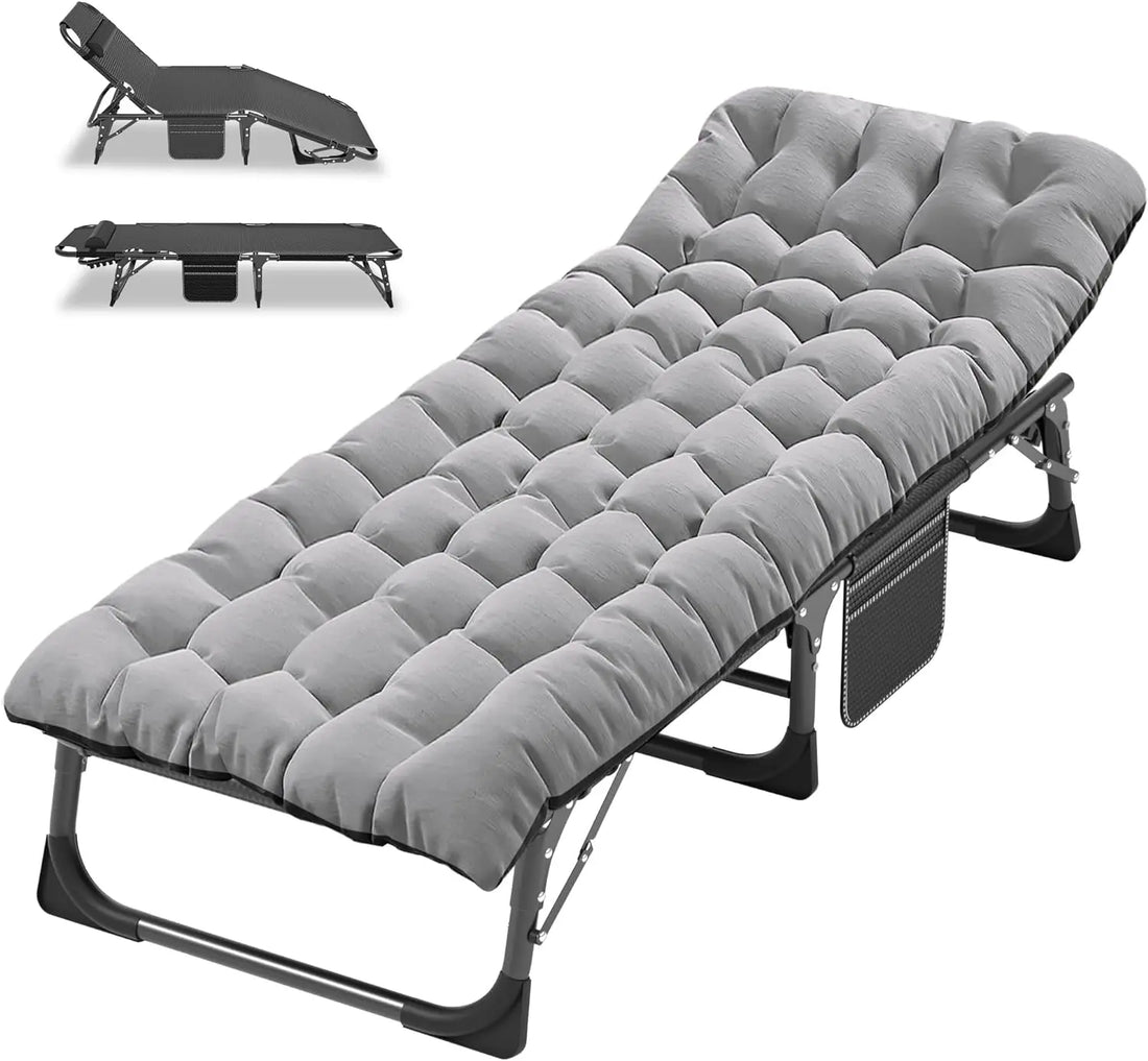 Comfortable Camping Cot with Durable Oxford Fabric