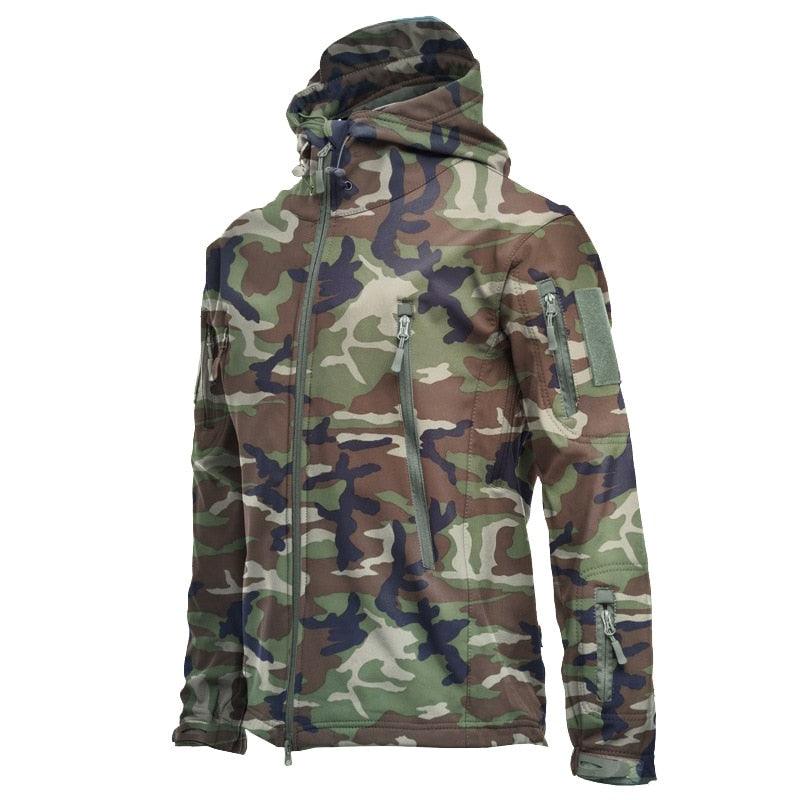 Men’s Winter Camouflage Tactical Jacket – Waterproof & Wind-Resistant