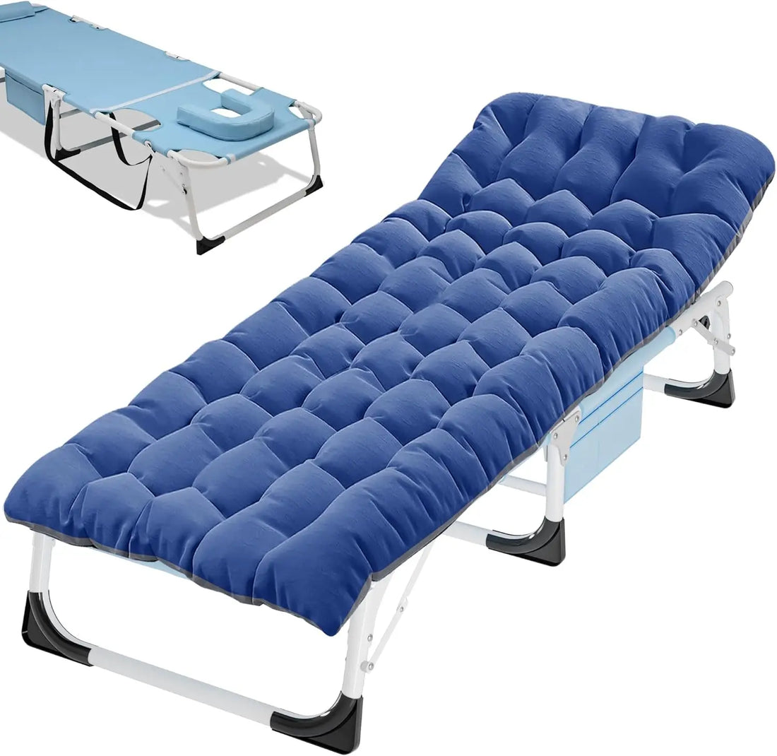 Comfortable Camping Cot with Durable Oxford Fabric