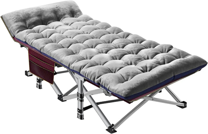 Comfortable Camping Cot with Durable Oxford Fabric