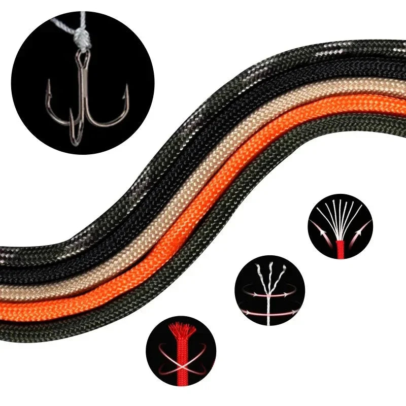 7-Core 550 Paracord Rope 4mm – Survival Cord for Camping & Hiking