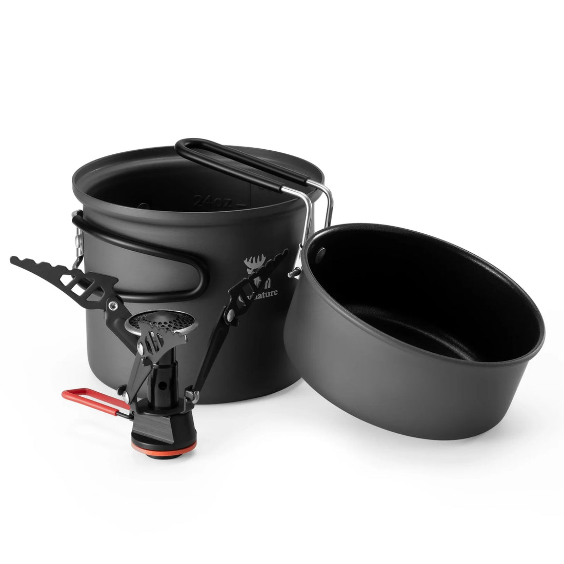 Ultra-Light Aluminum Camping Cookware Set – Nestable Design