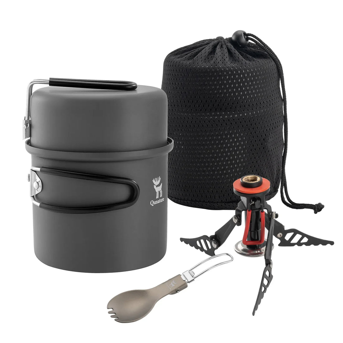 Ultra-Light Aluminum Camping Cookware Set – Nestable Design