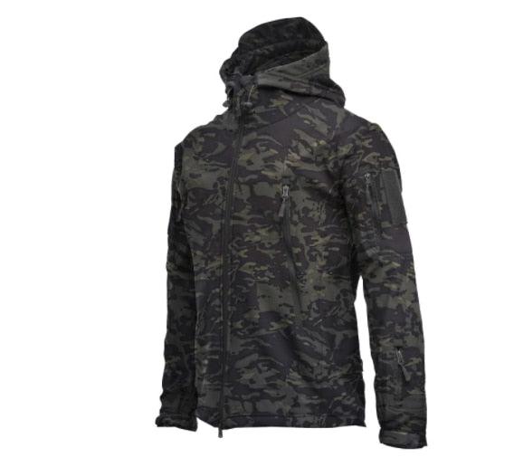 Men’s Winter Camouflage Tactical Jacket – Waterproof & Wind-Resistant